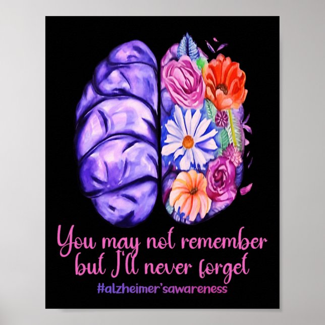 Affiche Les souvenirs comptent Alzheimer Purple Alzheimer  (Devant)