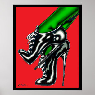 Affiche Les talons de dentelle de Madame Mars
