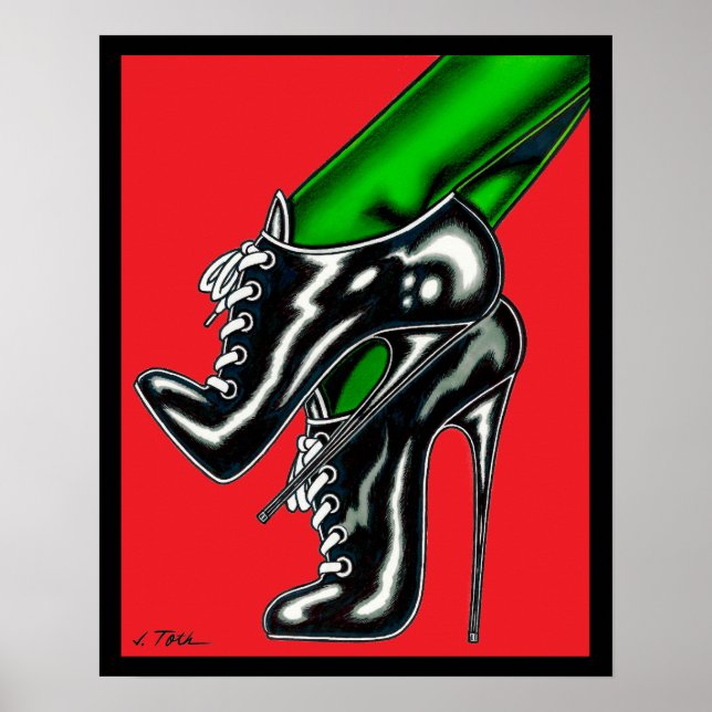 Affiche Les talons de dentelle de Madame Mars (Devant)
