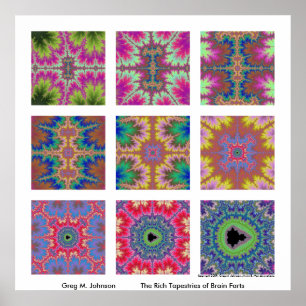 Affiche Les tapisseries riches des pets de cerveau