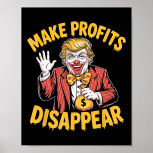 Affiche Les tarifs douaniers de Trump récession mème font