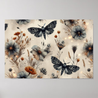 Affiche "Les teintes du vol : le secret d’un papillon" - C