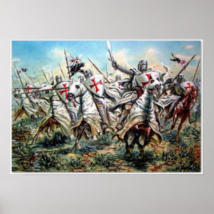 Affiche Les Templiers à l'attaque