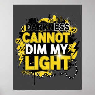 Affiche Les ténèbres ne peuvent pas éteindre ma lumière