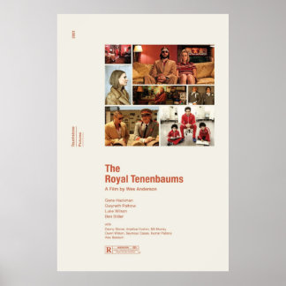 Affiche Les tenenbaumes royaux