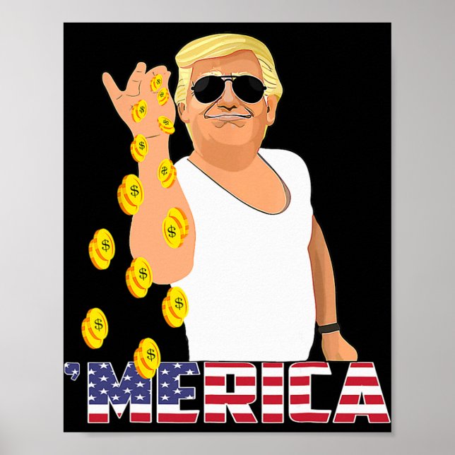 Affiche Les tenues de Trump pour l'Amérique (Devant)