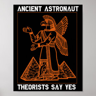Affiche Les Théoristes Anciens Astronautes D'Anunnaki Dise