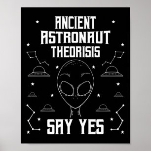Affiche Les Théoristes Des Astronautes Anciens Disent Oui
