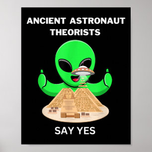 Affiche Les Théoristes Des Astronautes Égyptiens Disent Ou