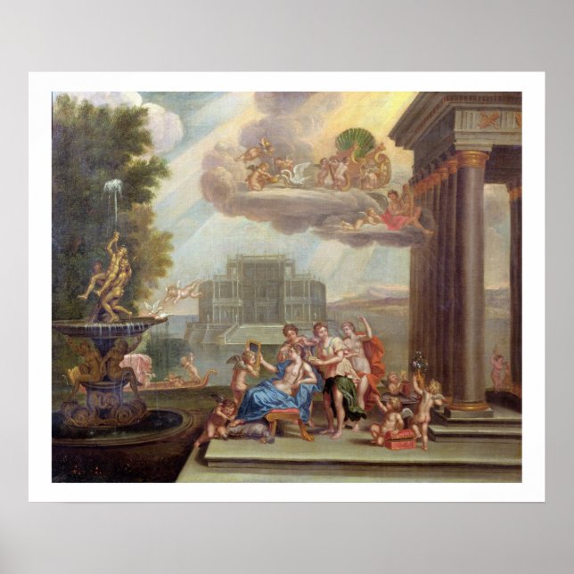 Affiche Les toilettes de Vénus, XVIIIe siècle (Devant)