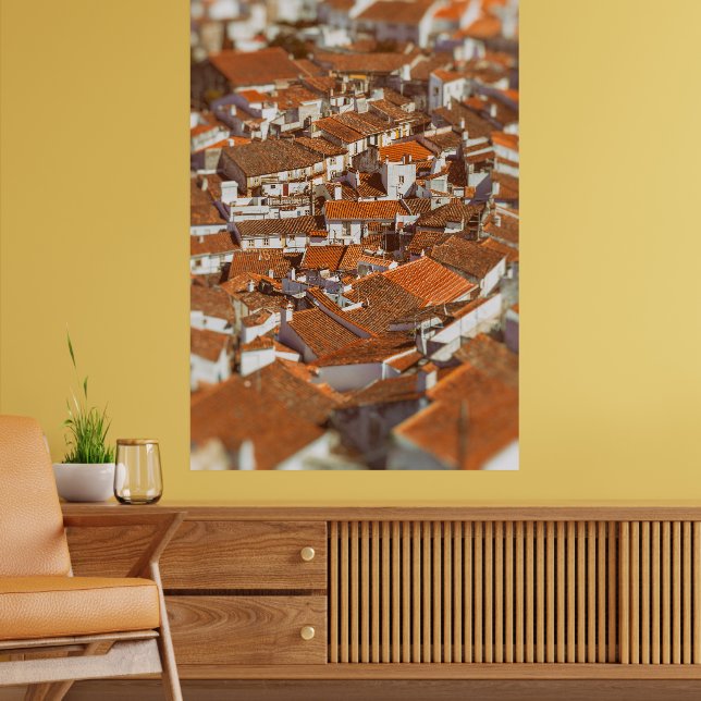 Affiche Les toits du Castelo de Vide. Alentejo, Portugal. (Salon 2)