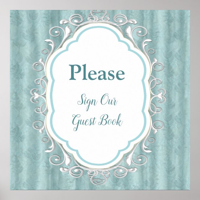 Affiche Les tons pastel doux de Sage Green (Devant)