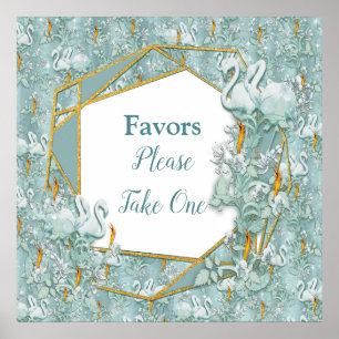 Affiche Les tons pastel doux de Sage Green