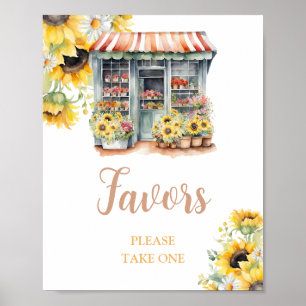 Affiche Les Tournesols De La Fête des mariées Du Marché Fa