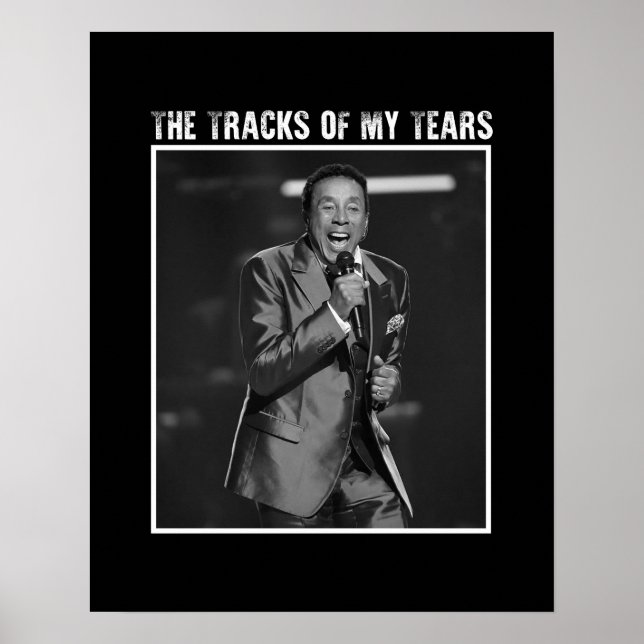 Affiche Les traces de mes larmes - Smokey Robinson (Devant)