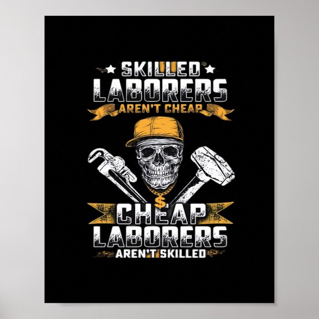 Affiche Les travailleurs qualifiés ne sont pas essentiels  (Devant)