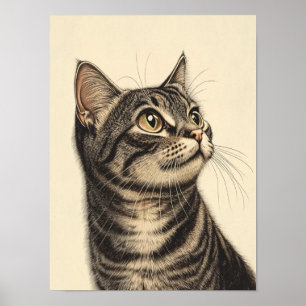Affiche Les trésors tabby de Dürer 1