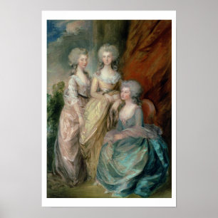 Affiche Les trois filles les plus âgées de George III :