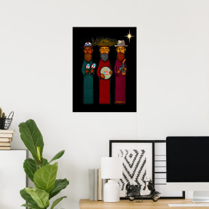 Affiche Les Trois Sages Portoricains – Parranda