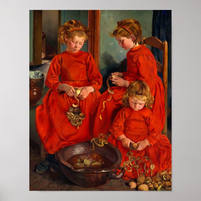 Affiche Les trois soeurs de Leon Frederic (Devant)