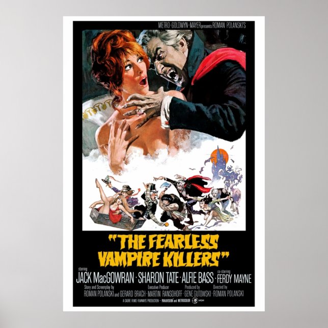 Affiche Les tueurs de vampires sans peur 1967 (Devant)