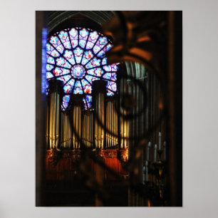 Affiche Les tuyaux d'orgue de Notre Dame