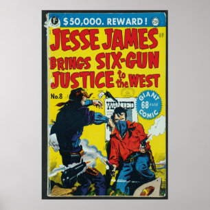 Affiche Les USA comiques - Jesse James