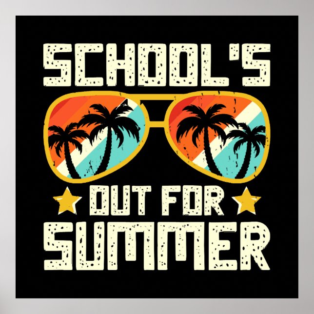 Affiche Les Vacances Scolaires D'Été (Devant)