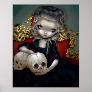 Affiche Les Vampires: Les Crânes ART PRINT rococo vampire