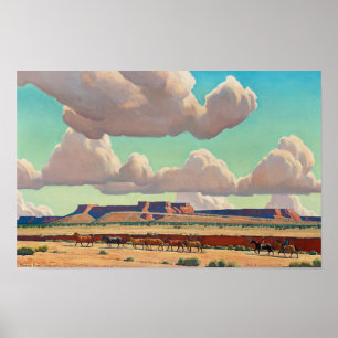 Affiche Les vastes terres de Navajo par Maynard Dixon