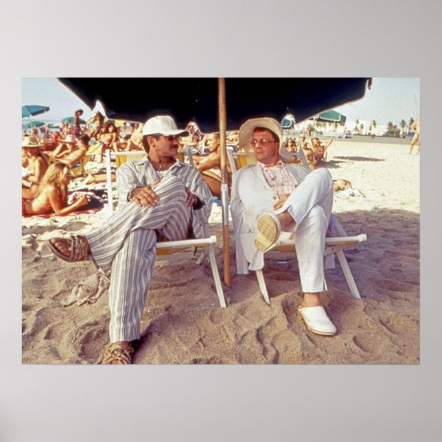 Affiche Les Vibes De La Plage D'Oiseaux (Devant)