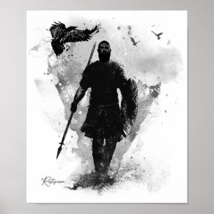 Affiche Les Vikings à la fois pour Valhalla