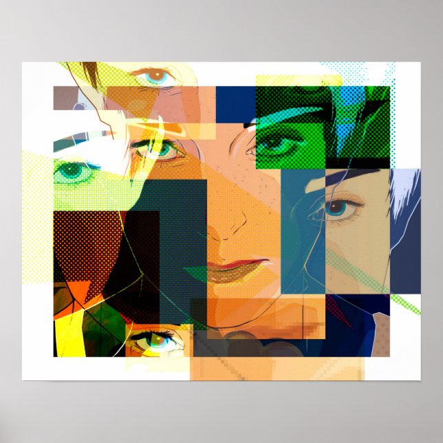 Affiche Les visages du cubisme (Devant)