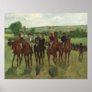 Affiche Les Voyageurs - Edgar Degas Art