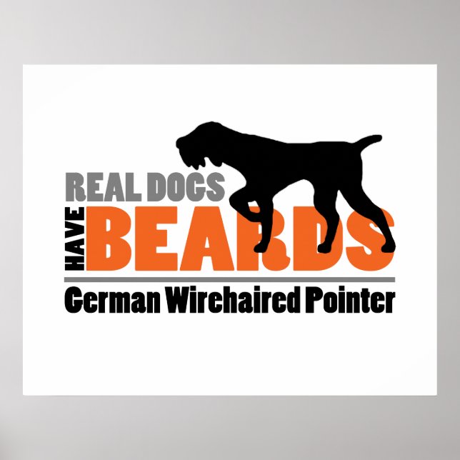 Affiche Les vrais Chiens Ont Des Oreilles - Allemand Point (Devant)