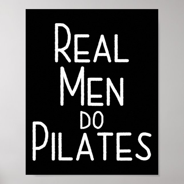 Affiche Les vrais hommes font du Pilates  (Devant)