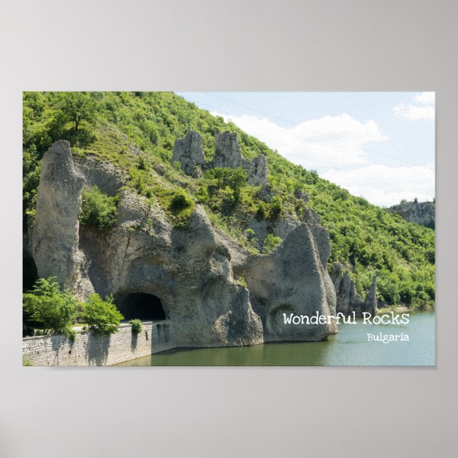 Affiche Les Wonderful rocks. Bulgarie (Devant)