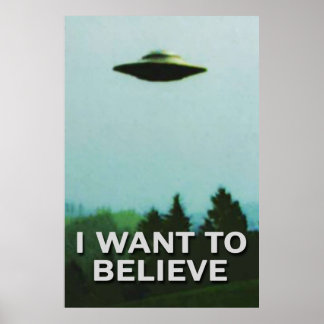 Affiche Les XFiles que je veux croire original