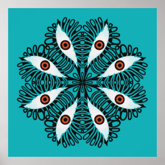 Affiche Les yeux mal bizarres trippent