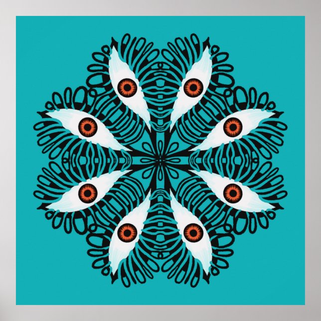 Affiche Les yeux mal bizarres trippent (Devant)