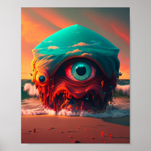 Affiche Les yeux sanglants