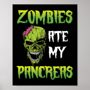 Affiche Les zombies ont mangé mon pancréas Sensibilisation