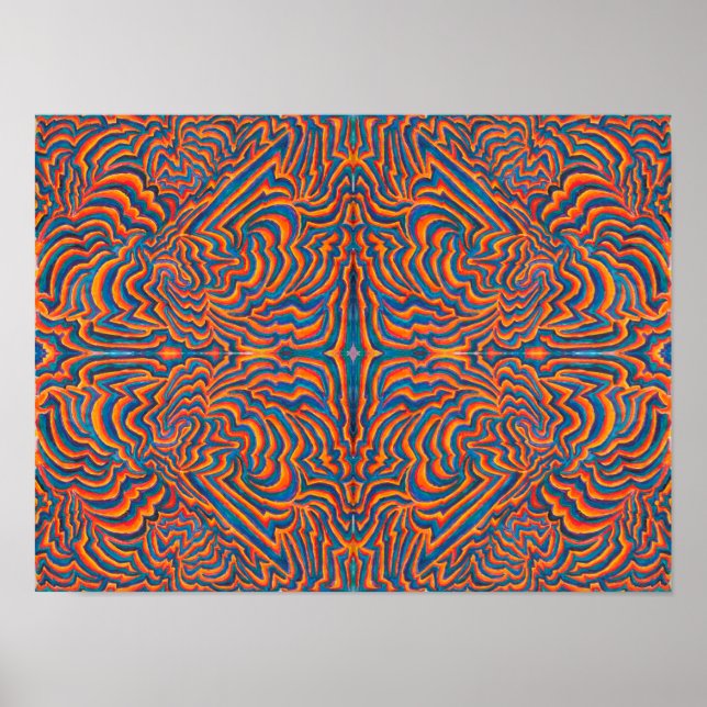 Affiche L'espace entre le monde et la terre (Devant)