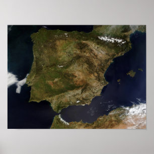 Affiche L'Espagne et le Portugal