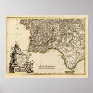 Affiche L'Espagne et le Portugal 15