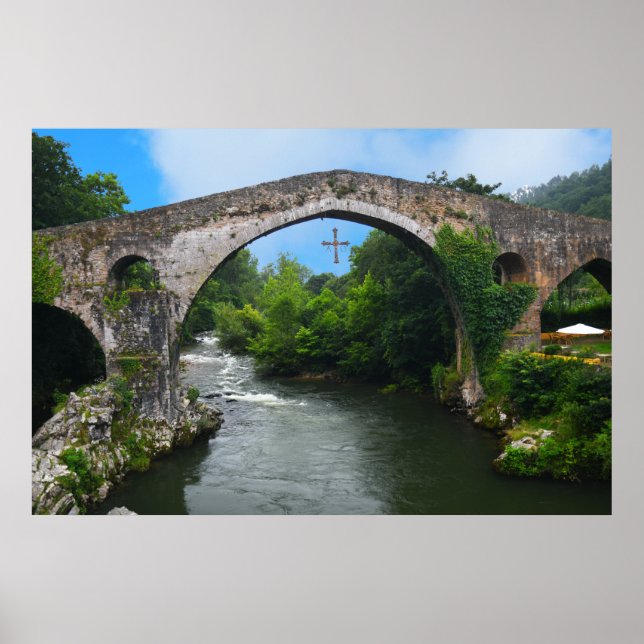 Affiche L'Espagne réelle - Puente romano de Cangas de Onís (Devant)