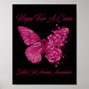 Affiche L'Espoir Des Papillons Pour Une Anémie Cure De La