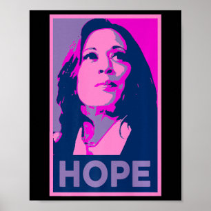 Affiche L'Espoir Fait Son Retour Kamala Harris 47 Voter He