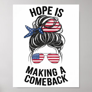 Affiche L'Espoir Fait Un Retour Kamala Harris 2024 Elec