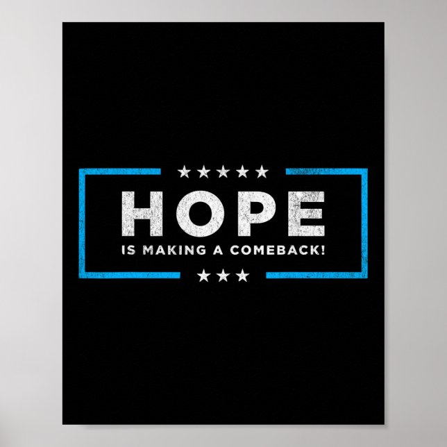 Affiche L'Espoir Fait Un Retour Kamala Harris Wheimer 20 (Devant)